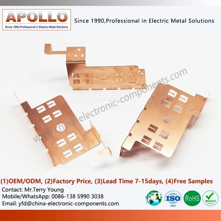 Copper Busbar For DC Link EV Film Capacitor factory