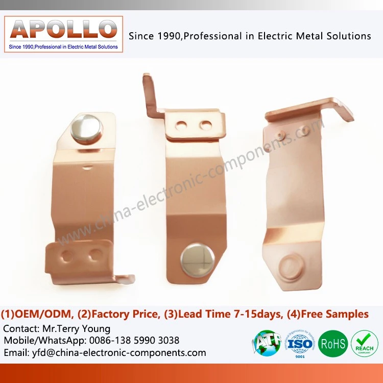 In-Die Rivet Electrical Contacts