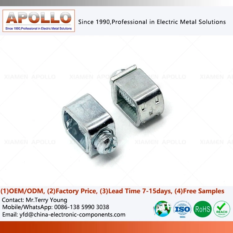 M5 Zinc Plated Screw Terminal Metal Clamp