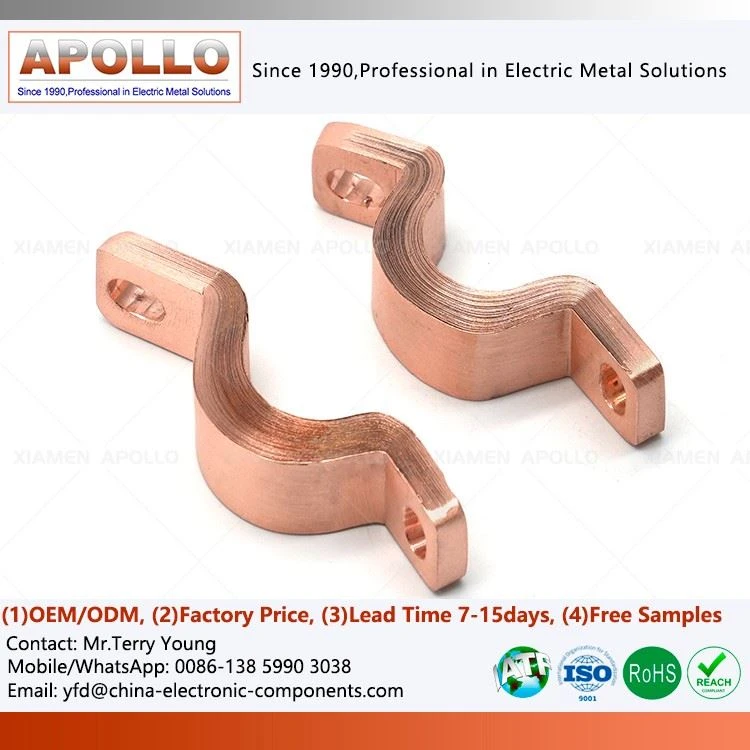 Copper Flexible Bus Bars Bending