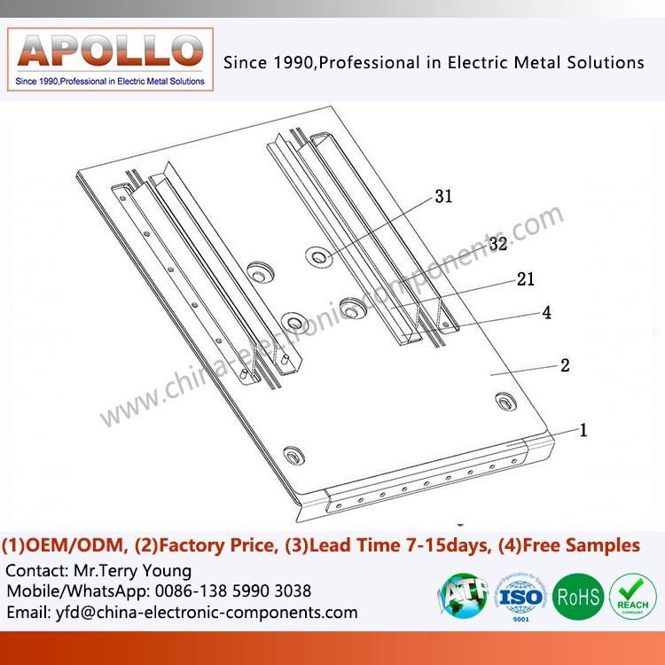 Laminated Bus Bar for Cellular Base Station Power Distribution