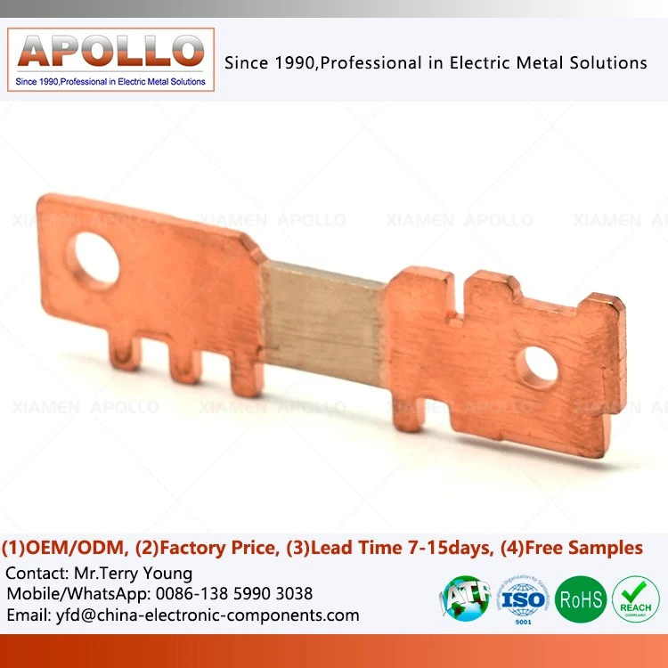 Silver Copper Stamping for Relay Components