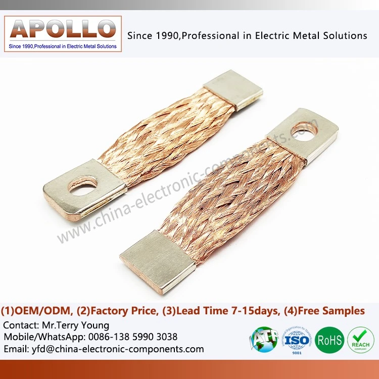 Flexible Copper Braided Busbar Connector Flexible Copper Braided Busbar Connector