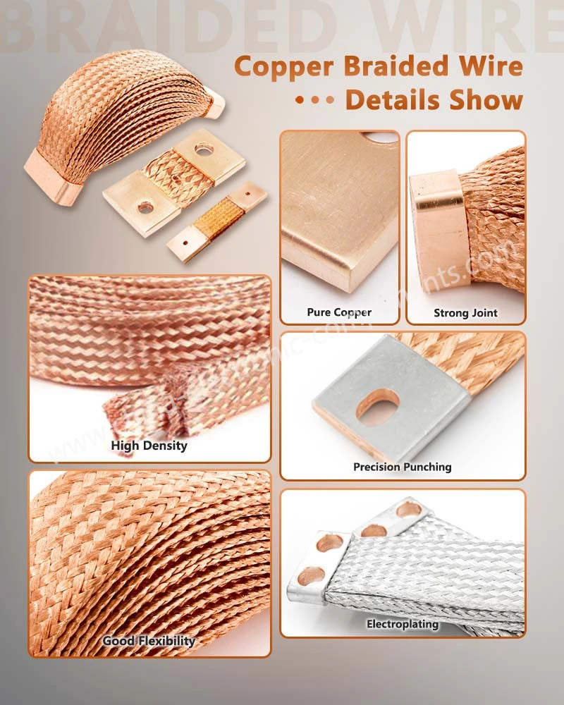 Flexible Copper Braided Connector Bus Bar Details Show Flexible Copper Braided Connector Bus Bar Details Show
