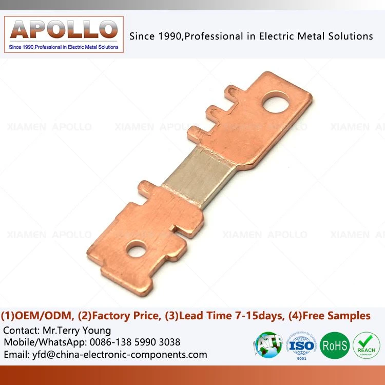 Precision Silver Copper Contact Stamping Precision Silver Copper Contact Stamping