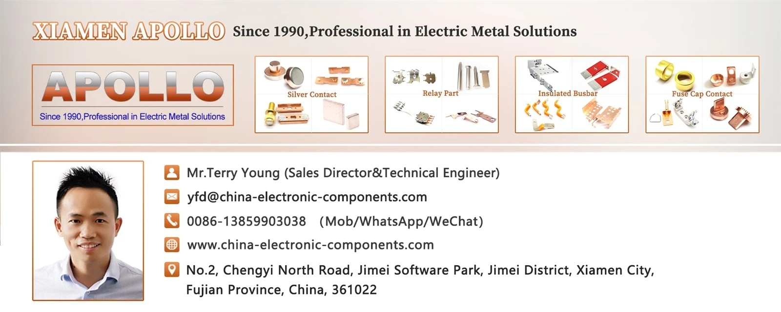 Mr. Terry from Xiamen Apollo