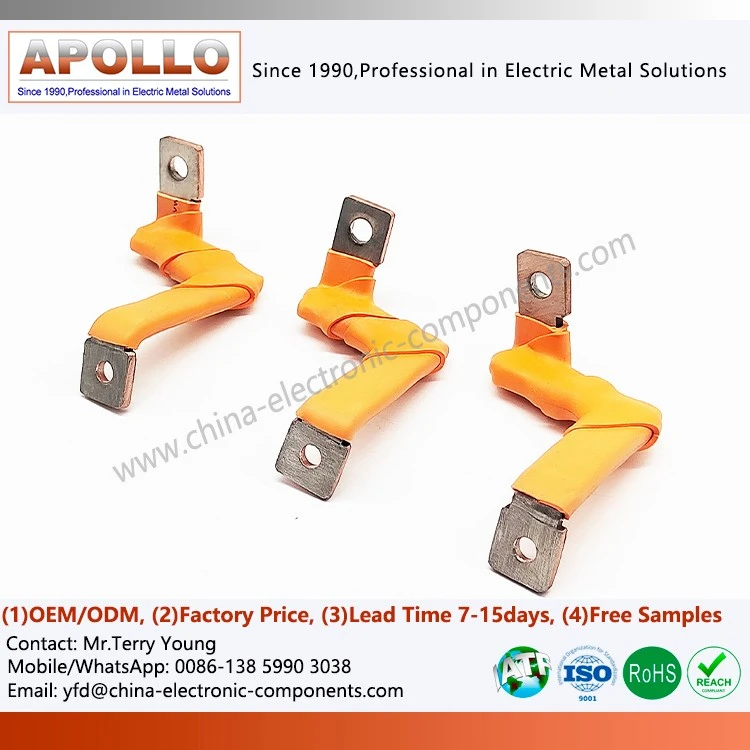 Nickel Plated Cu Insulated Tube PVC Dipping BusBar