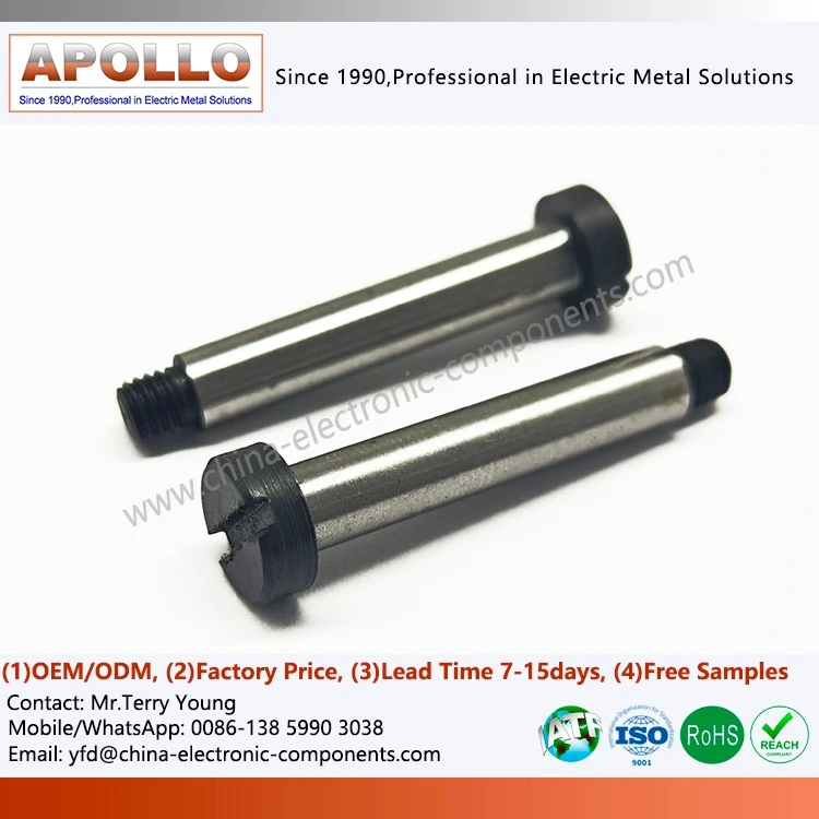 Slotted Head Knurled Locating Stud