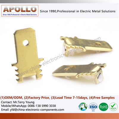 Rhybedion Cysylltiadau Trydanol Bimetal Gyda Pres