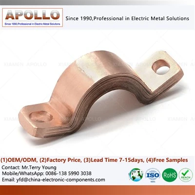 Busbar Ffoil Copr Hyblyg Gyda Siynt Copr wedi'i Lamineiddio