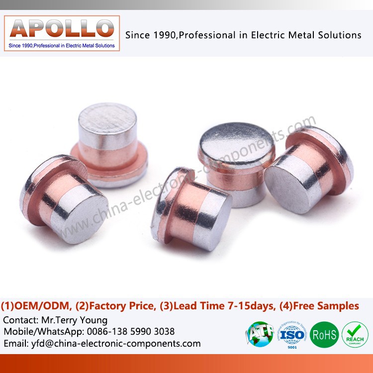 Trimetal Contact Rivets